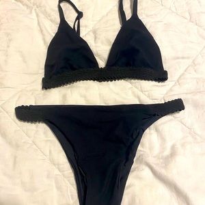 black bikini